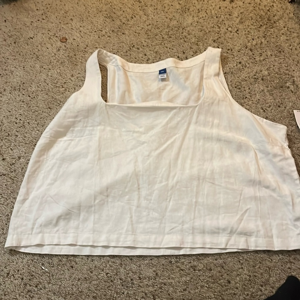 Linen White Top